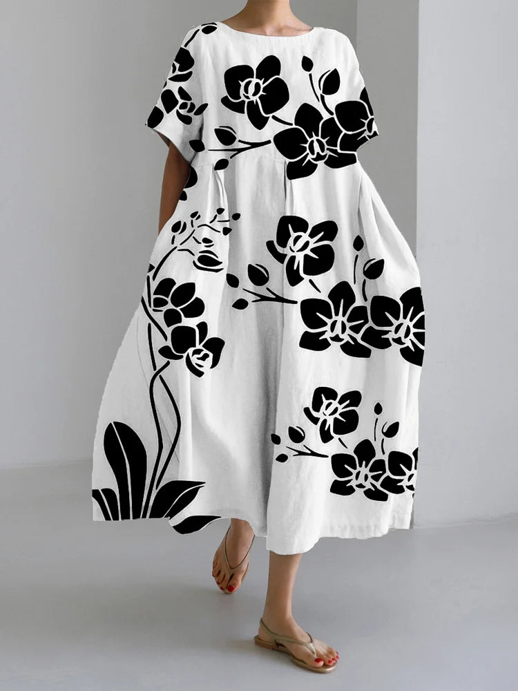 Vestido Floral "Grecia"