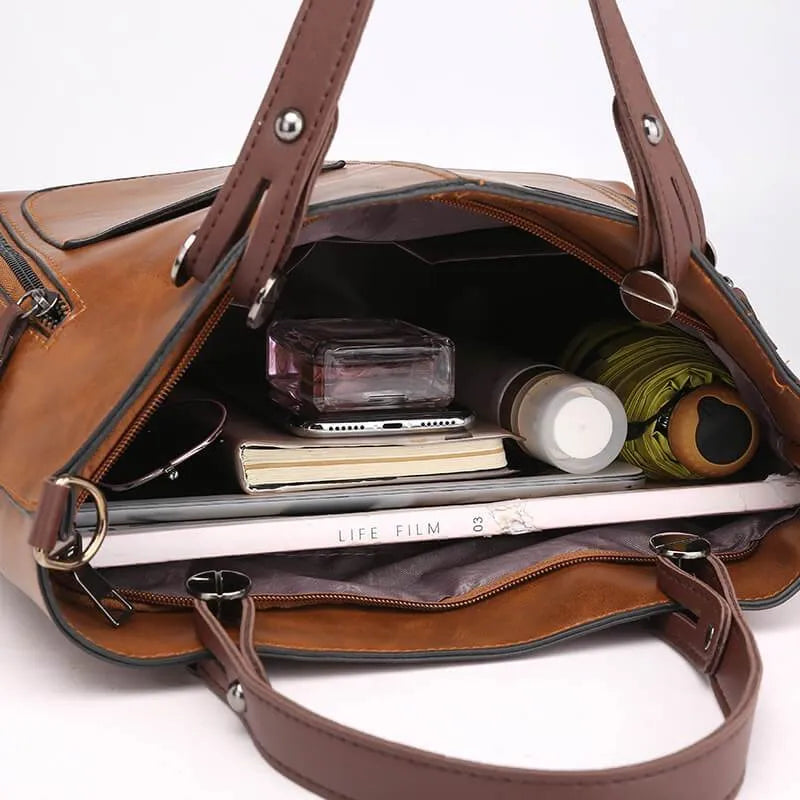 Bolso de Hombro de Cuero "Maira"