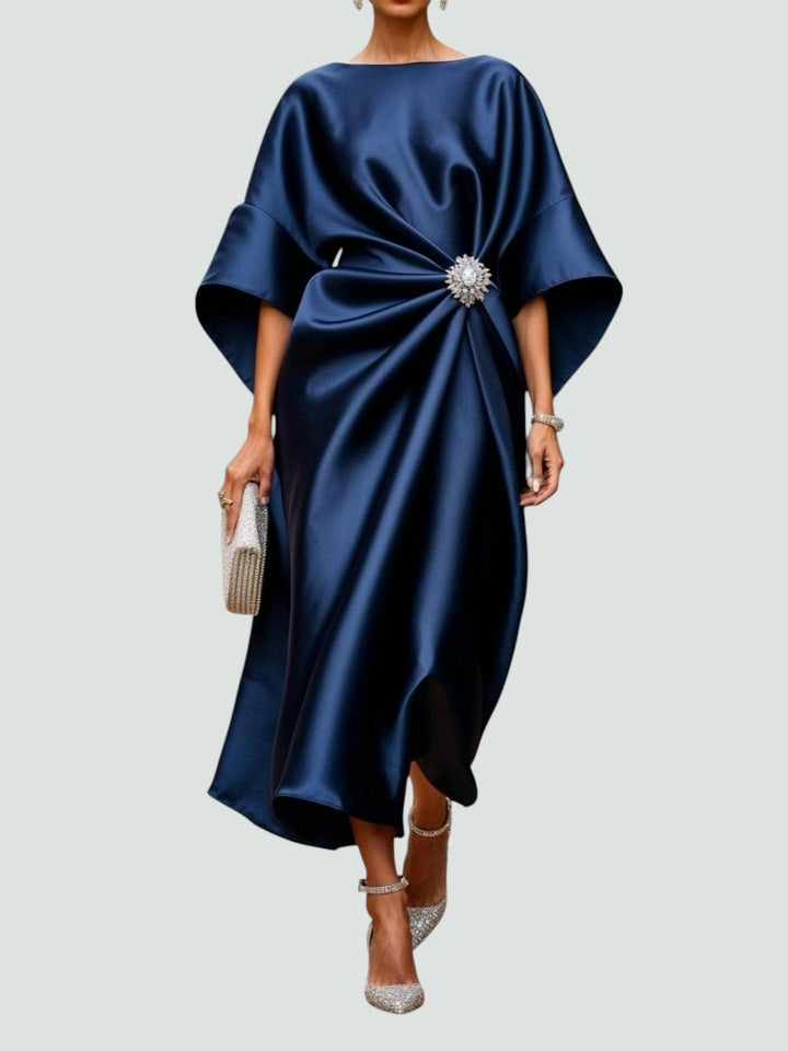 Vestido de satén "Paloma"