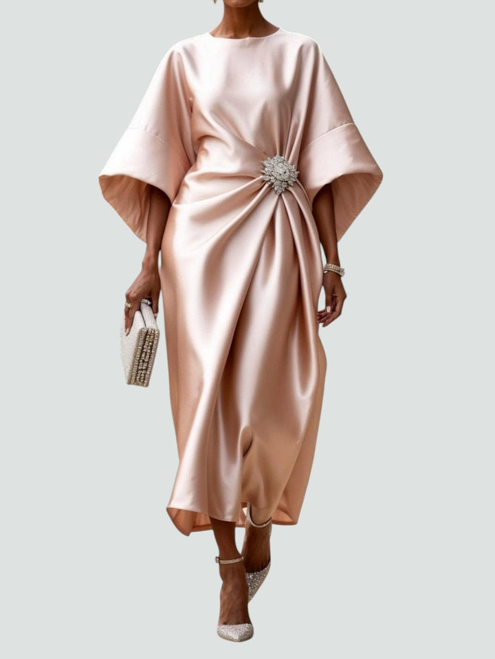 Vestido de satén "Paloma"