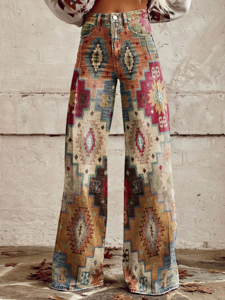 Pantalones anchos retro "Eulalia"