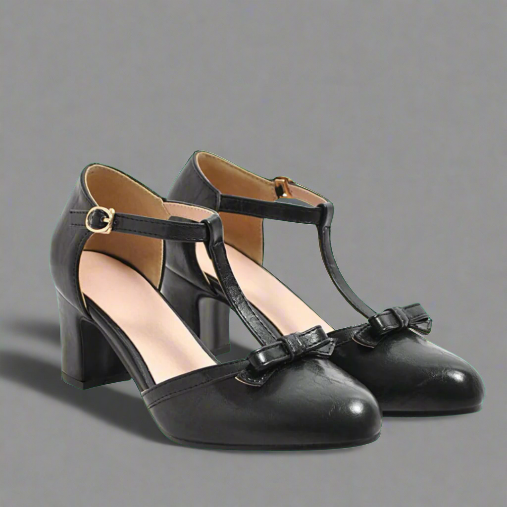 Tacones Ortopédicos de Tira en T "Coral"