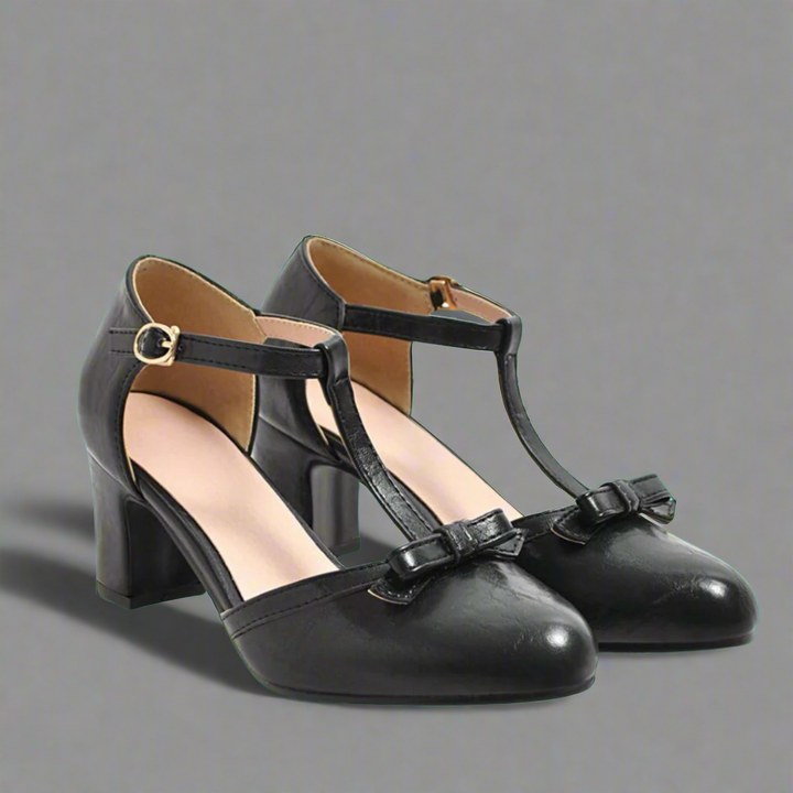 Tacones Ortopédicos de Tira en T "Coral"