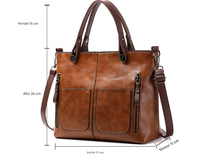 Bolso de Hombro de Cuero "Maira"
