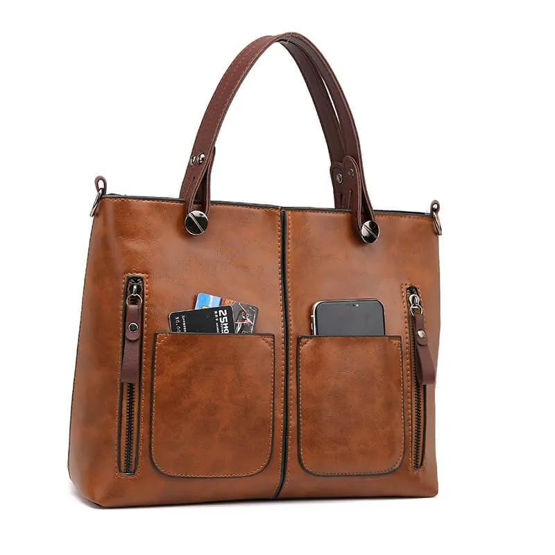 Bolso de Hombro de Cuero "Maira"