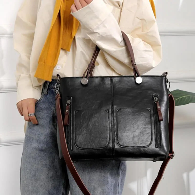 Bolso de Hombro de Cuero "Maira"