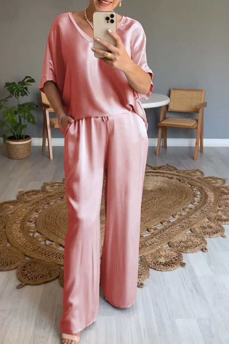 Conjunto de satén "Ruby"