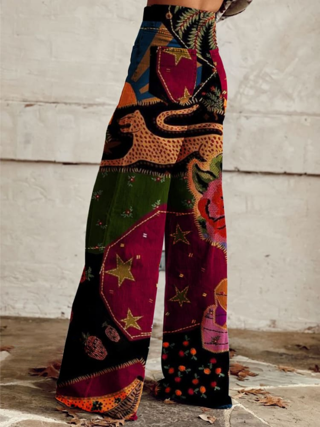 Pantalones anchos vintage "Nayeli"