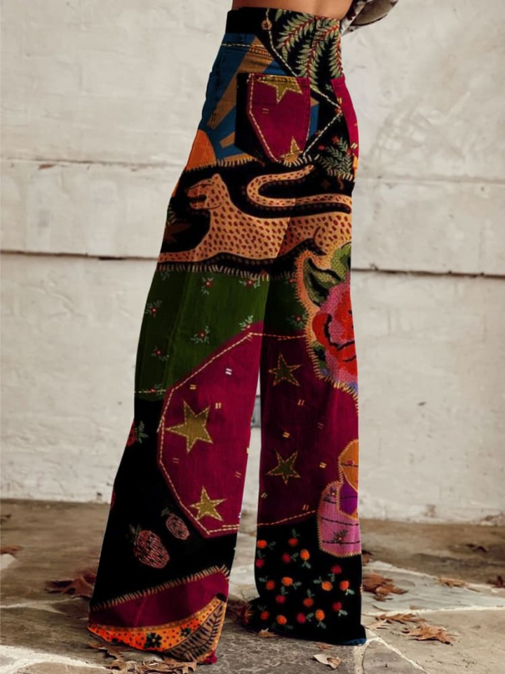 Pantalones anchos vintage "Nayeli"