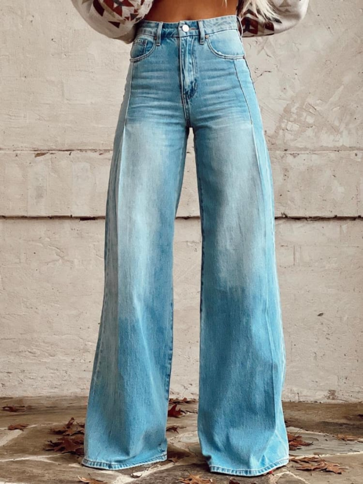 Pantalones Clásicos de Pierna Ancha "Delia"