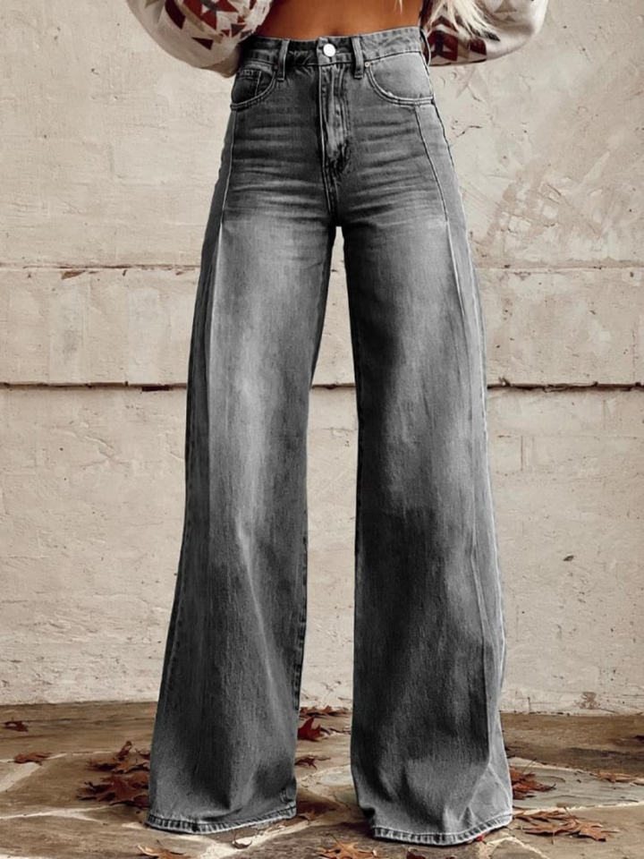 Pantalones Clásicos de Pierna Ancha "Delia"