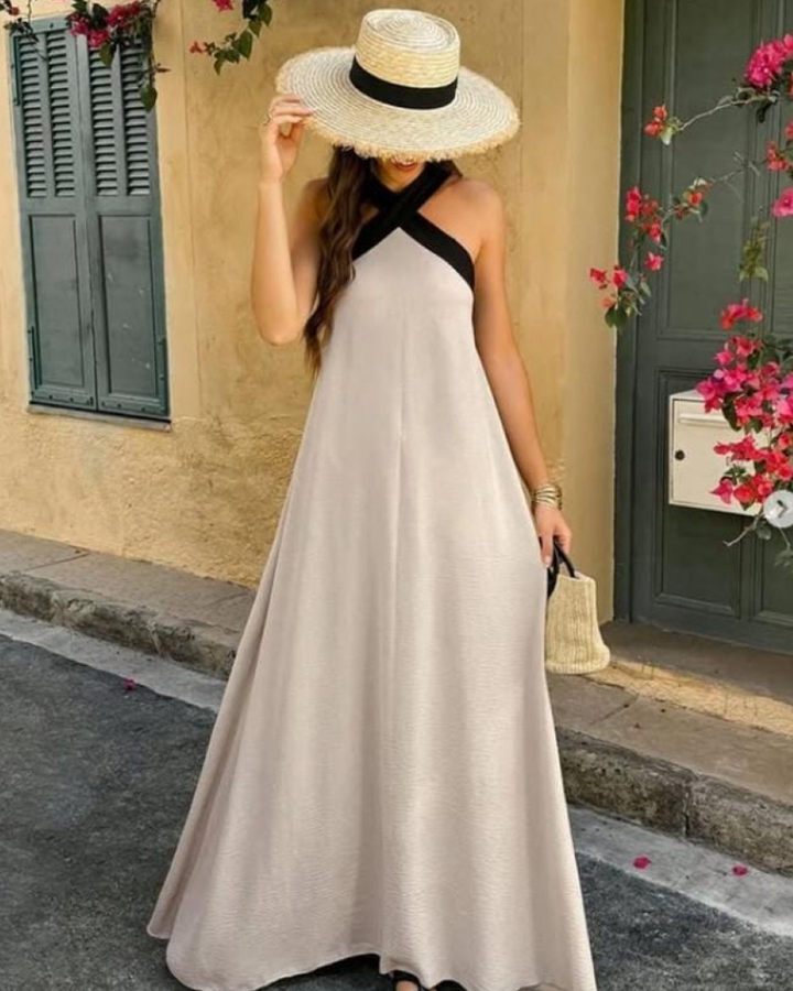 Vestido sin espalda "Ángela"