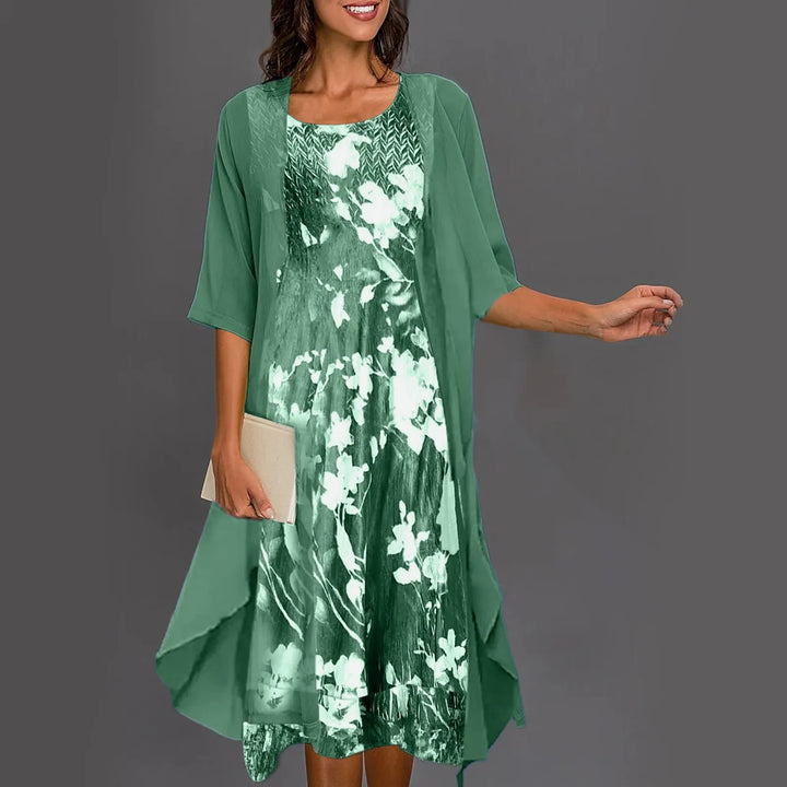 Conjunto de Vestido y Cárdigan "Ofelia"