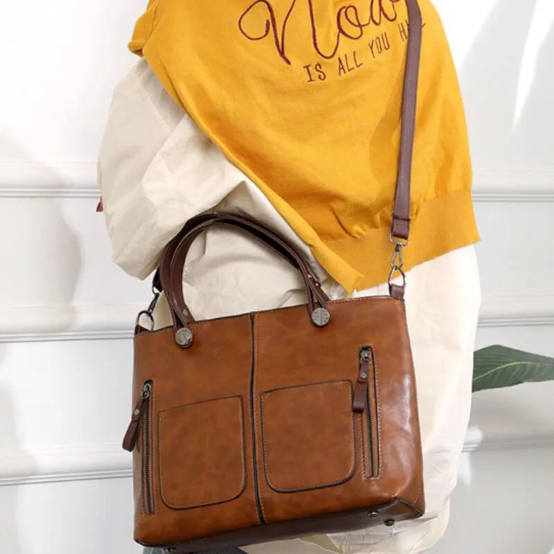 Bolso de Hombro de Cuero "Maira"