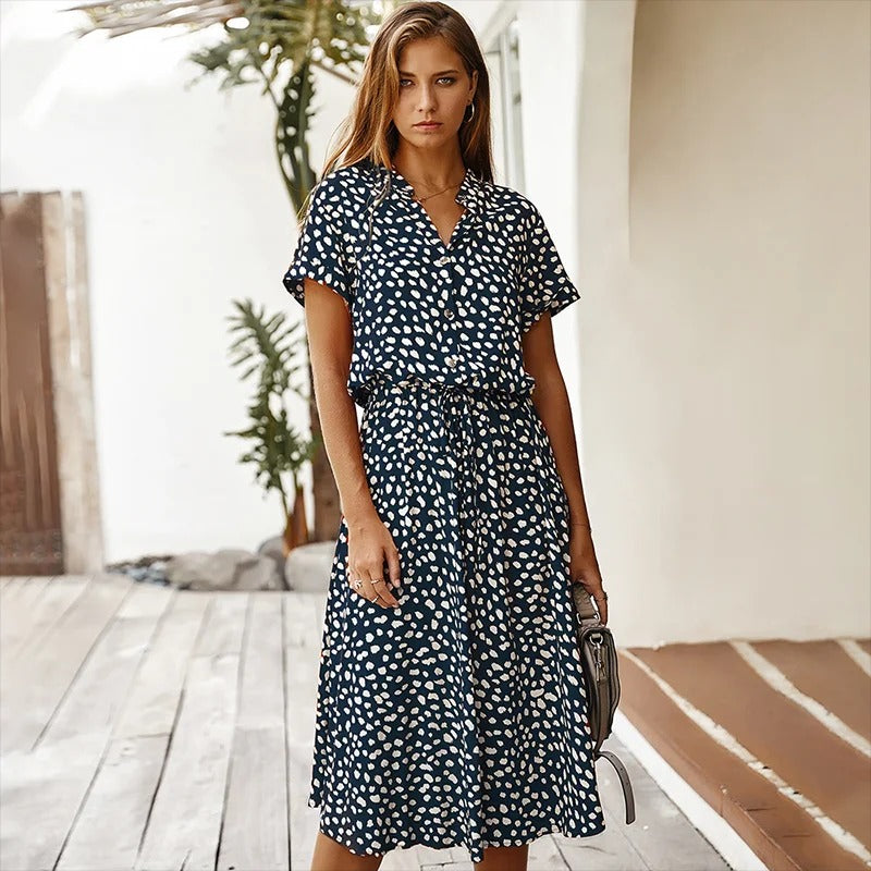 Vestido de algodón "Leila"