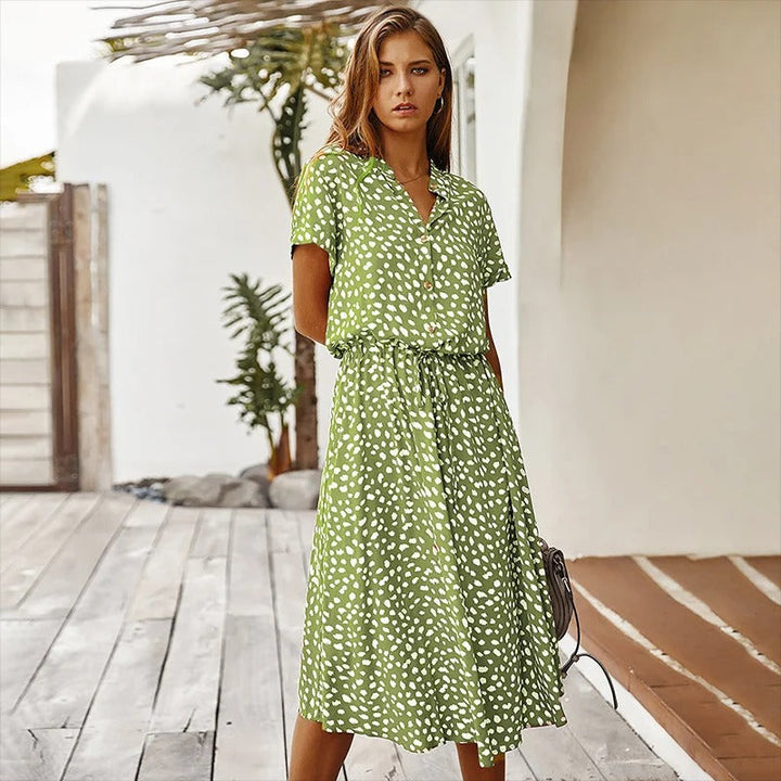 Vestido de algodón "Leila"