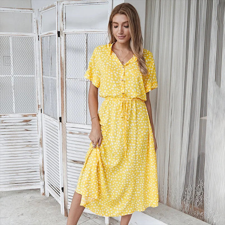 Vestido de algodón "Leila"
