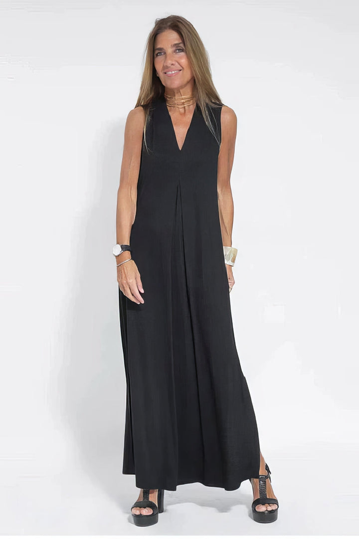 Vestido Largo "Zoe" + Cárdigan Gratis