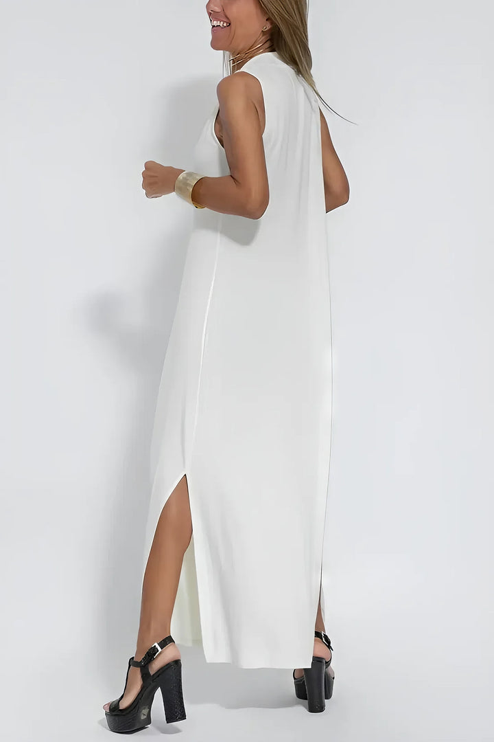 Vestido Largo "Zoe" + Cárdigan Gratis