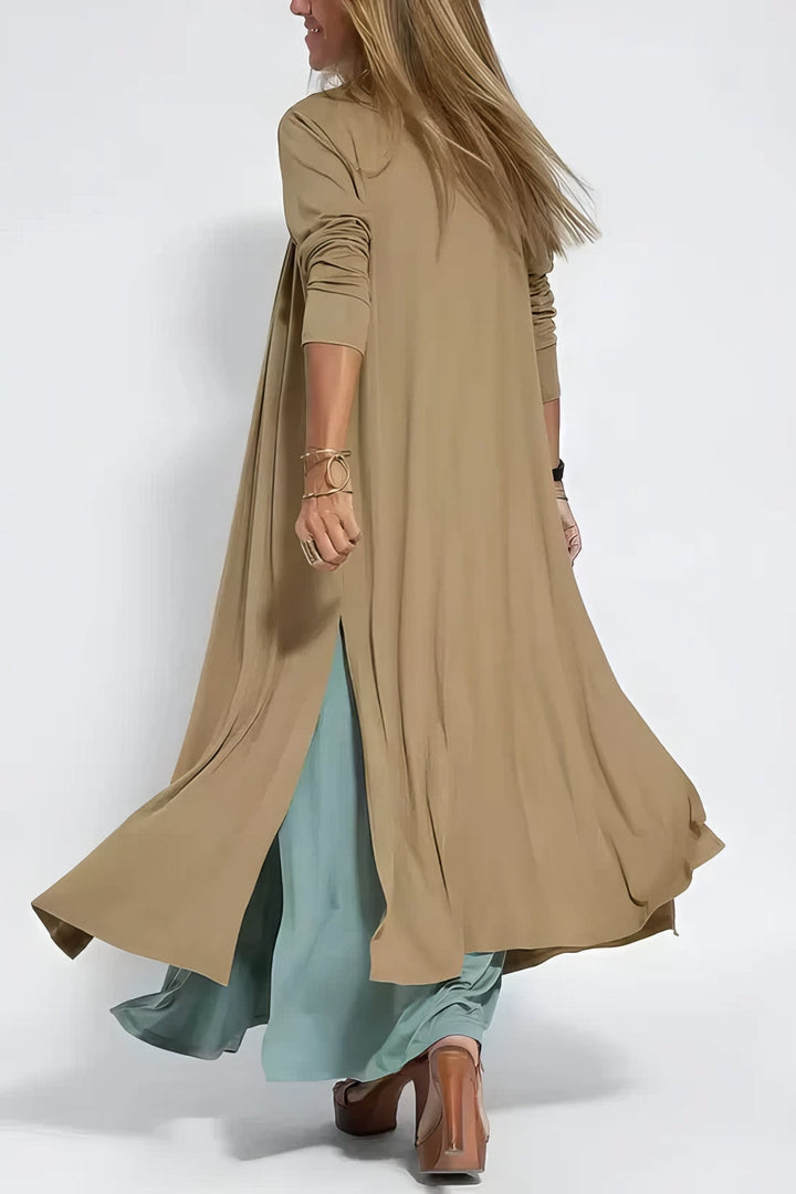 Vestido Largo "Zoe" + Cárdigan Gratis